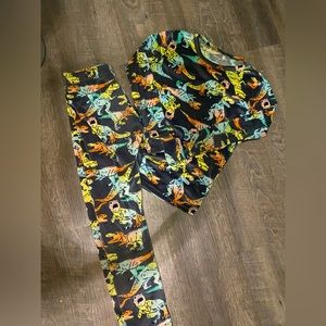 Cat & Jack Dinosaur PJ’s long sleeve and pants - Kids size 14
